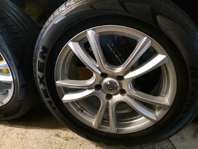 Alu kola Hyundai Santa Fe 5x114,3 r18 Originál,pneu6mm TPMS - 2