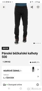 Pánské běžkařské kalhoty Inovik 500 (vel. L) - 2