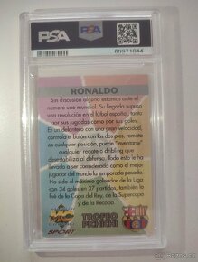 Ronaldo Nazario, Barcelona, karta Mundi Cromo 1997, PSA 6 - 2