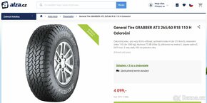 Pneu 265/60 R18 General Grabber At3 - 2