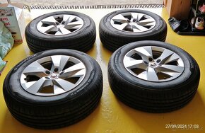 NovýOrigin.ModelŠKODA komplet 4xpneu Hankook215/65R17+aludis - 2