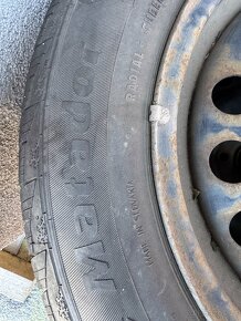 Plechová kola fiat s pneu 4x100 185/65 r15 - 2