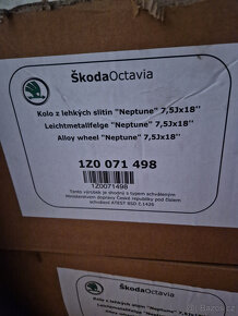 Nová hliníková kola Škoda Neptun - 2