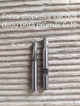 Frézy stopkové válcové - 2