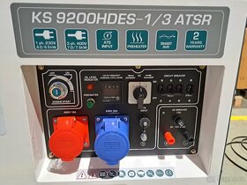 Dieselový generátor KS 9200HDES-1/3 ATSR, 7,5 kW - 2