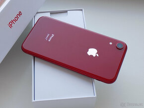 APPLE iPhone XR 128GB Product RED - ZÁRUKA - 100% BATERIE - 2