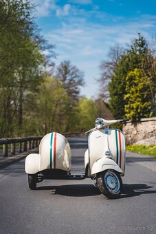 Motorka Piaggio Vespa 150CC (1974) ITALY SIDECAR - 2