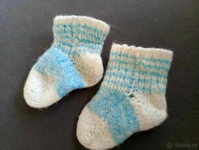 Pletené ponožky a rukavičky pro mimi - 2