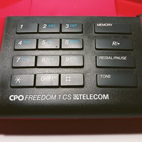 Klasický stolní telefon CPO FREEDOM 1 CS TELECOM - 2