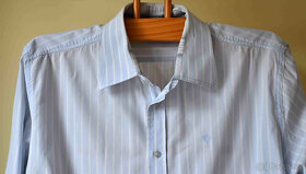 Stylové pánské košile dlouhý rukáv a triko XL - 2