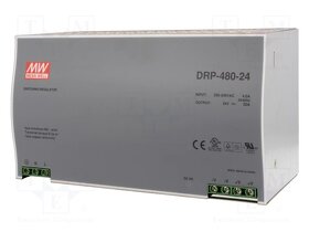 Napájecí zdroj na DIN Mean Well DRP-480-24, 24V 20A 480W - 2