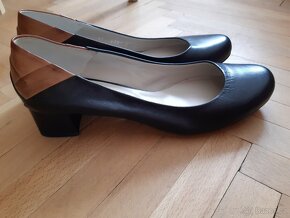 Nové kožené nízké boty na podpatku 37 Gino Rossi - 2