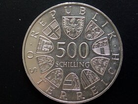 500 Schilling ATS 1983 Parlament - 2