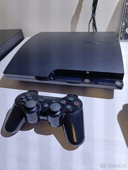 PlayStation 3 Slim 250GB (PS3), 3 ovladače, rozšíření Move - 2