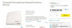 Honeywell EVOHOME Touch - Dotiková jednotka - 2