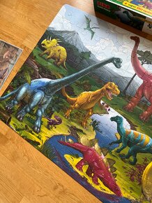 1m velké podlahove puzzle dinosauri - 2