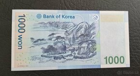 1.000 Won, Jižní Korea, UNC - 2