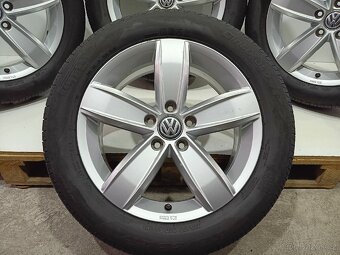 Letní alu kola Volkswagen 5x112 R17 ET41 pneu 215/55/17/ - 2