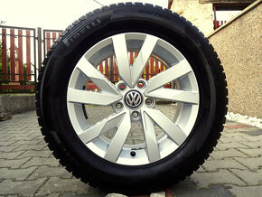 ZIMNÍ ORIGINÁL VW 16" 5x112 pneu 215/60R16 Passat, Superb... - 2