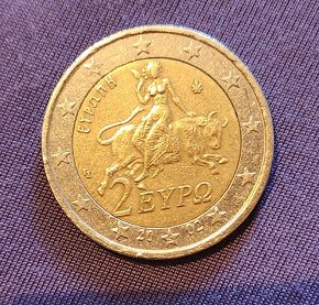 2 euro ,2002 rok "s" Řecko ORIGINAL - 2