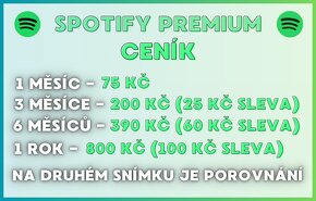 Spotify premium | 1-12 měsíců - 2