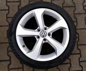 Alu kola originál Volkswagen Golf, Touran, Caddy 5x112 R17 - 2