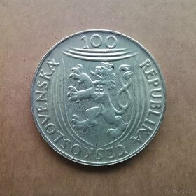 Stříbrná pamětní mince 100 kčs 1951 - Klement Gottwald - 2