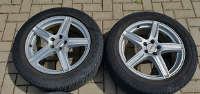 17" 5 x 100mm., Dezent RE 7J ET38,  225/55/17" - 2