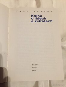 Kniha o lidech a zvířatech - Axel Munthe - 2