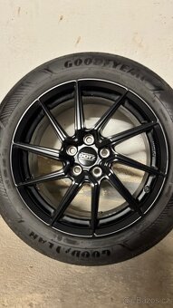 Dotz Spa Black 7,5x17- 5x108, ET48, 215/55R17 top stav - 2