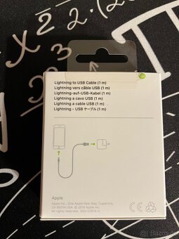 Originál kabel Apple USB-A to Lightning, nový, délka 1m - 2