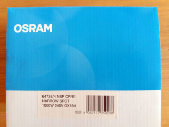 PAR 64 240V/1000W CP61 GX16d 300h OSRAM - 2