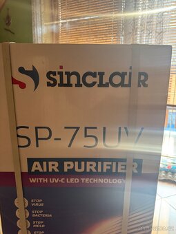 Prodám Čističku vzduchu Sinclair SP-75UV - 2