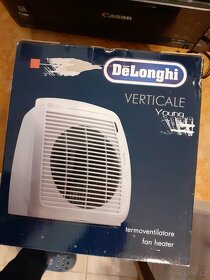 Nový teplovzdušný ventilátor 2000 W, DE LONGHI HVY se termos - 2