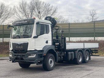 MAN TGS 33.440-6x4–NOVÉ–Valník+HR-HIAB 138-3–EURO 6 - 2