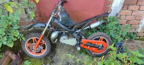 Minibike 50 ccm - 2 kusy + náhradní díly - 2