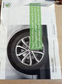 Fungl nové kusové al disky 16", 17", 18" originál Skoda - 2