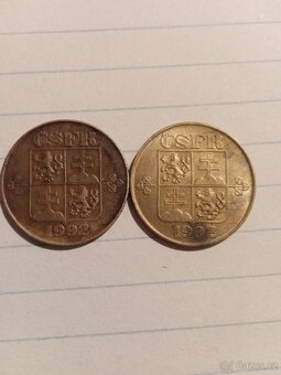 3 ks 1 Koruna ČSFR - 2