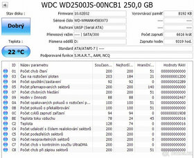 WD Caviar SE WD2500JS - 250GB SATA II 3.5" - 2