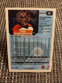 John Vanbiesbrouck podpis hokejová karta Philadelphia Flyers - 2