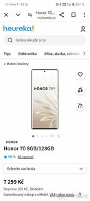 Honor 70 silver - 2