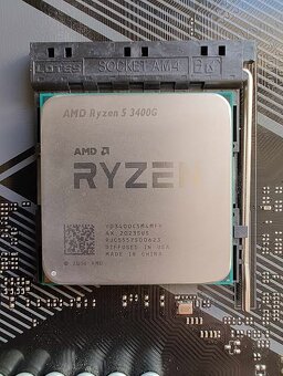 Základní deska a procesor - ASUS PRIME B450M-A a AMD Ryzen 5 - 2