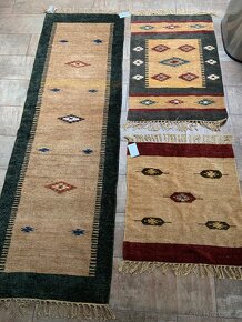 Koberce vlněné nepoužité KILIM 198x60,103x59,73x59 - 2