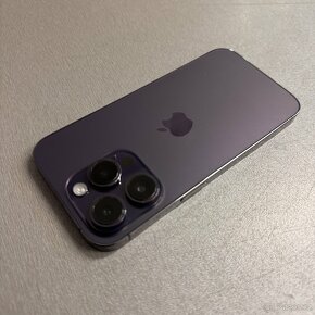 iPhone 14 Pro 128GB deep purple, pěkný stav, rok záruka - 2