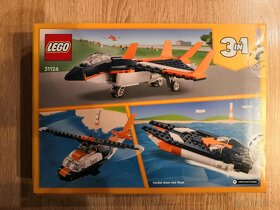 Nabízím Lego set 31126 - Nadzvukový tryskáč 3v1 - 2