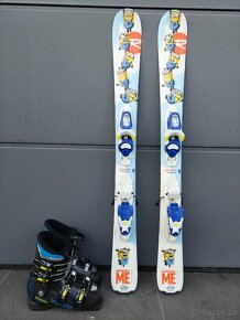 Lyže ROSSIGNOL MINIONS, 104 cm + lyžáky + přilba - 2