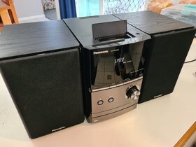 Predám Hi-Fi vežu Panasonic SA-PM500 s dokom pre iPhone/iPod - 2