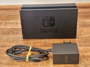 Nintendo Switch Dock, Nabíječka, vše originál - 2