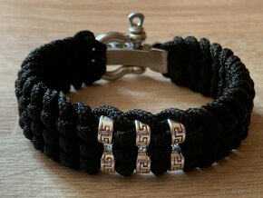 DÁMSKÝ PARACORD NÁRAMEK (19 CM) S POSUVNOU SPONOU - 2