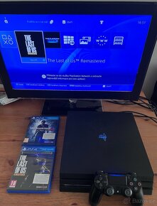 PS4 PRO 1TB CUH-7216B + hry TLOU a Uncharted - 2